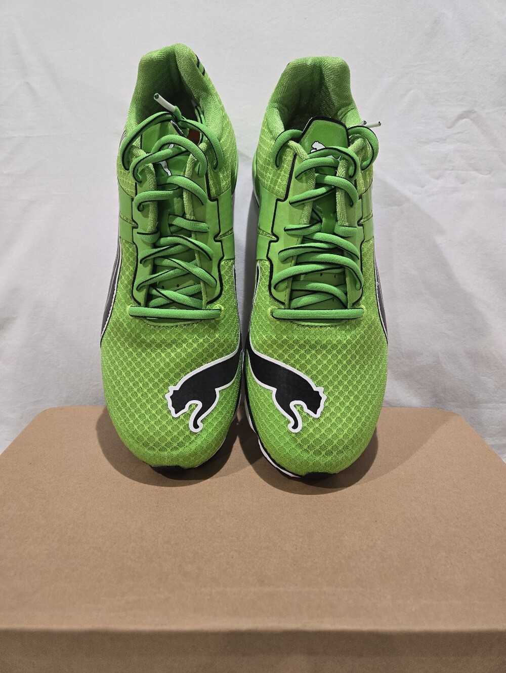 Vintage Puma Mobium Elite Men’s Athletic Running Shoes in Bright Green